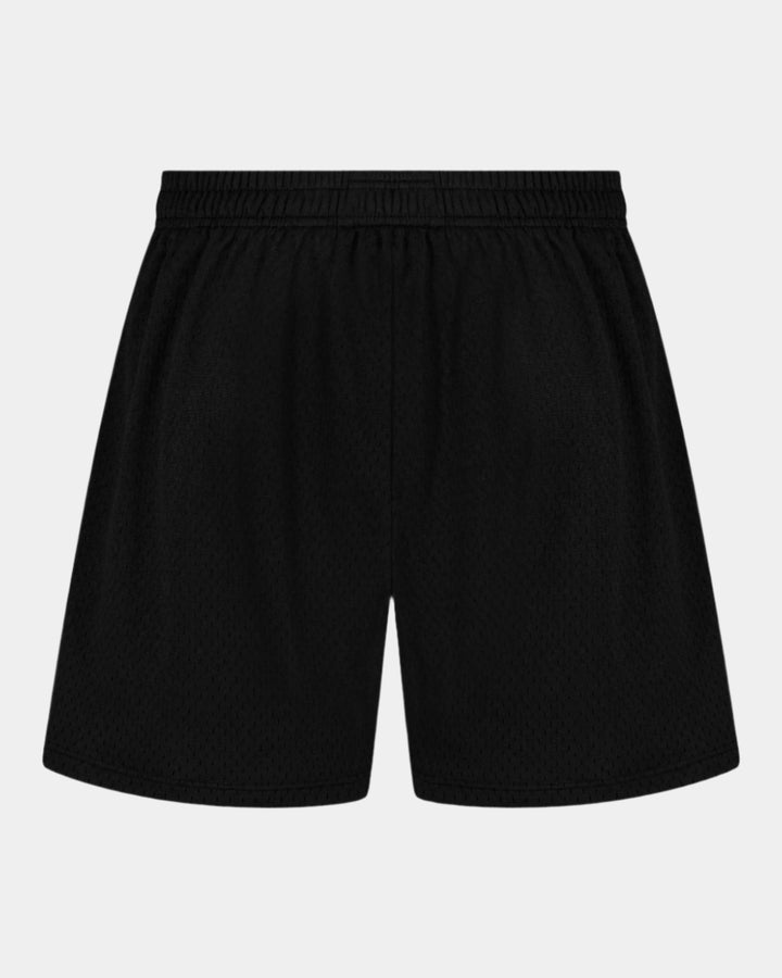 Black mesh shorts for everyday wear