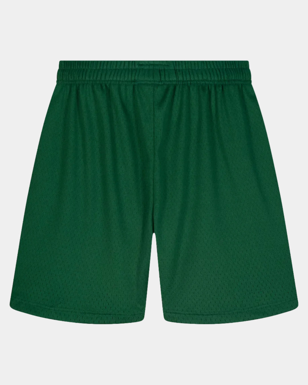 Green shorts on a white background