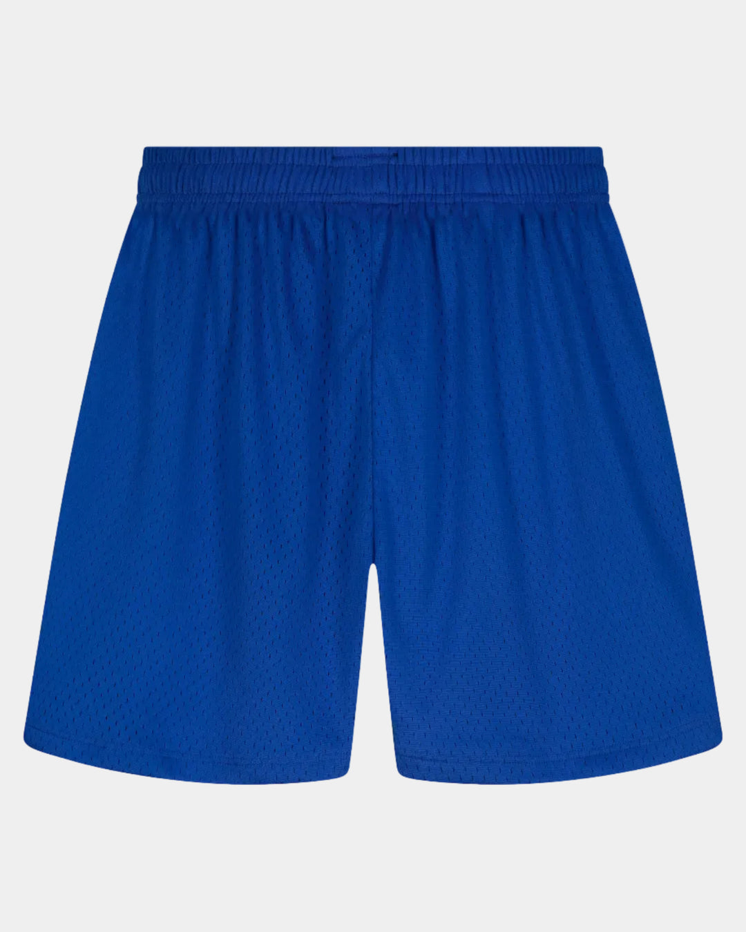 Blue shorts on a white background