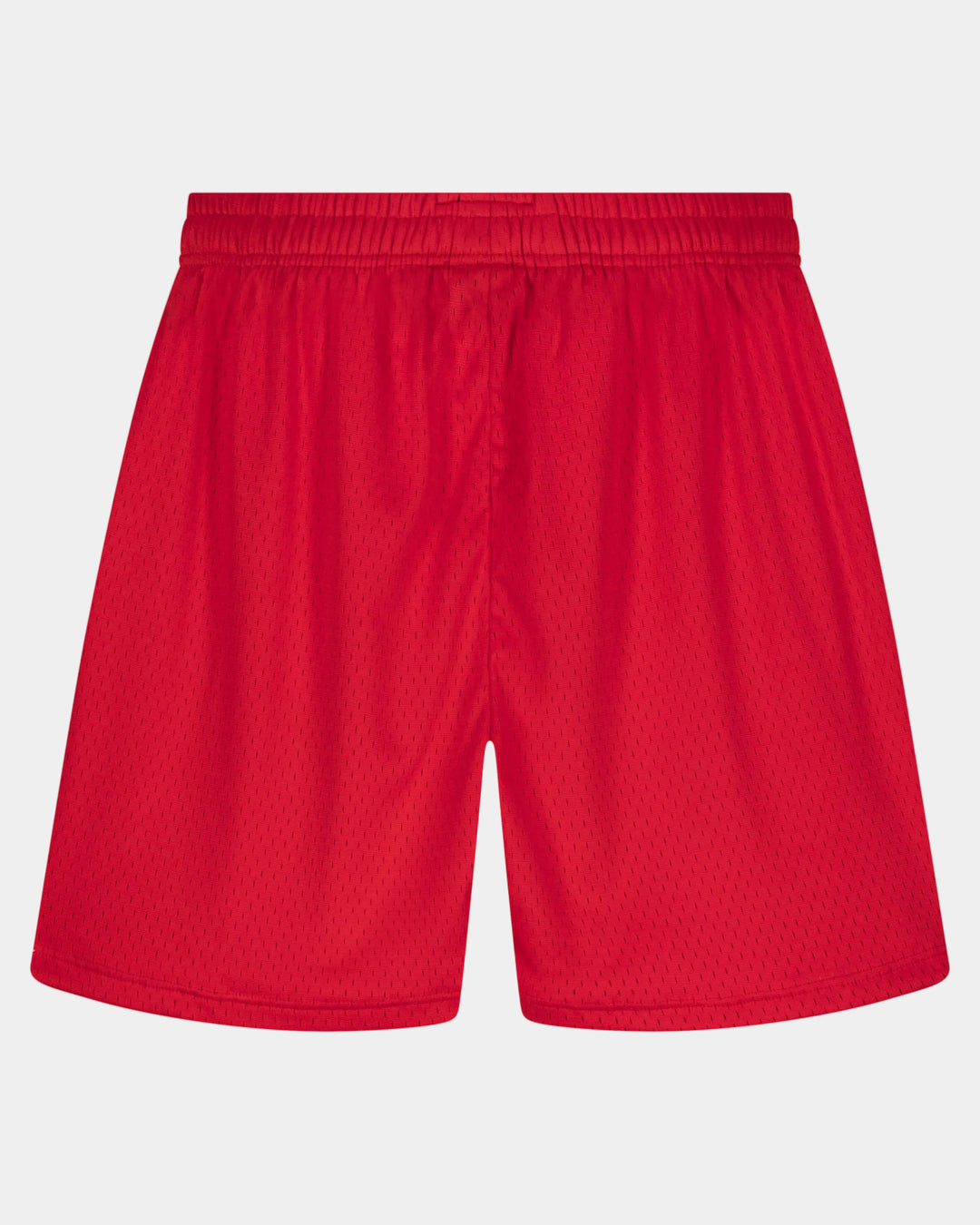 Red shorts on a white background