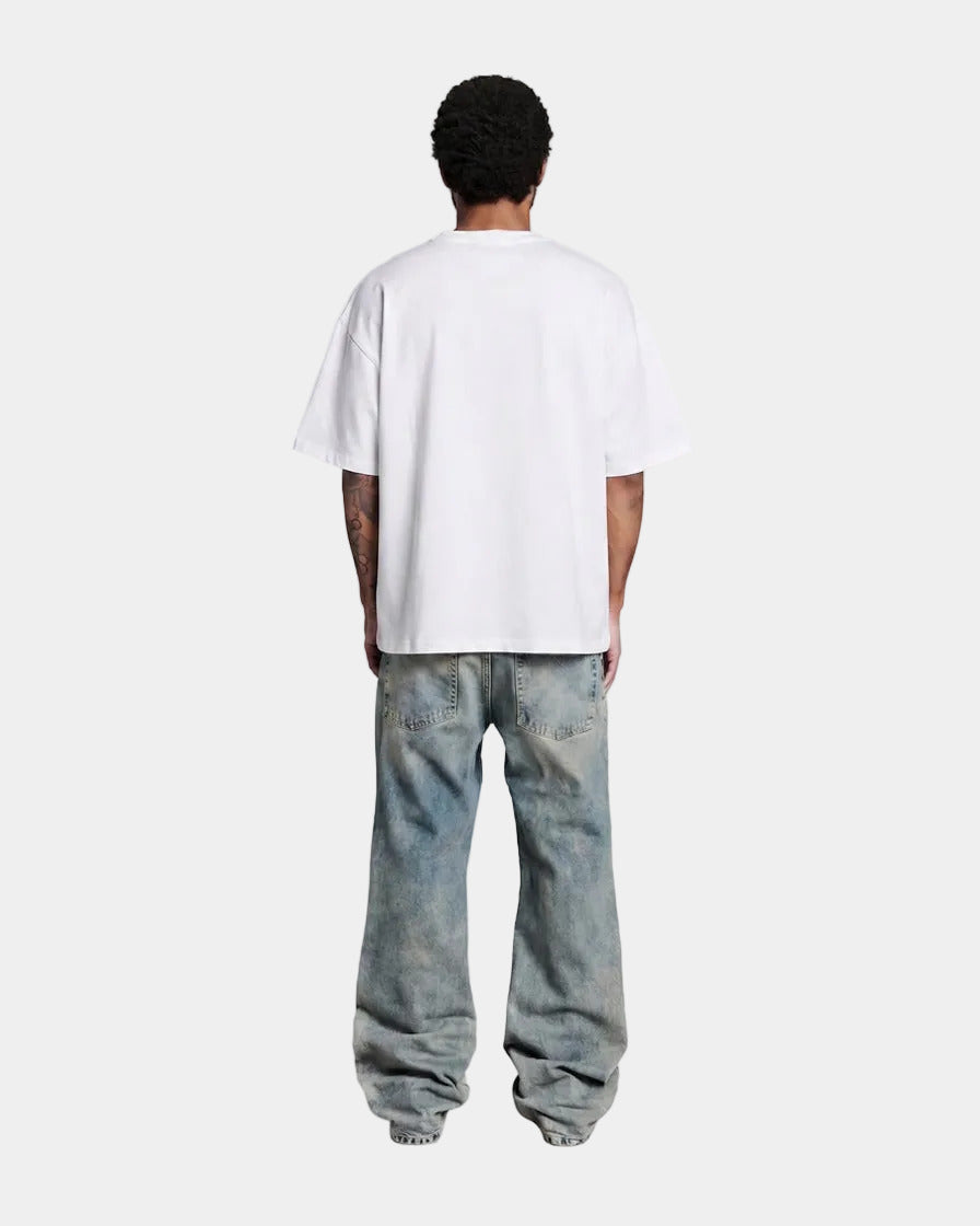 Gang Signs T-Shirt - White (Oversized)