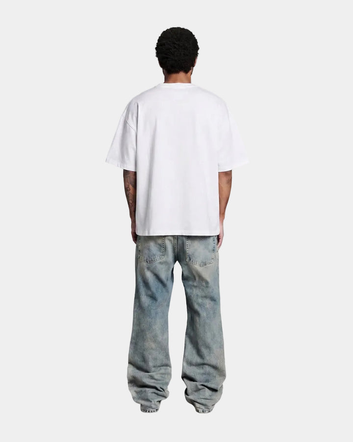 Gang Signs T-Shirt - White (Oversized)