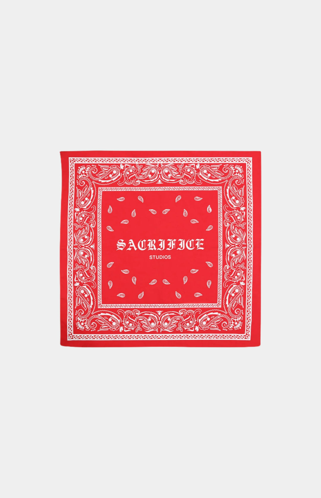 Premium bandana featuring a bold white graphic print. Expertly crafted in Portugal. Located in Dubai. 